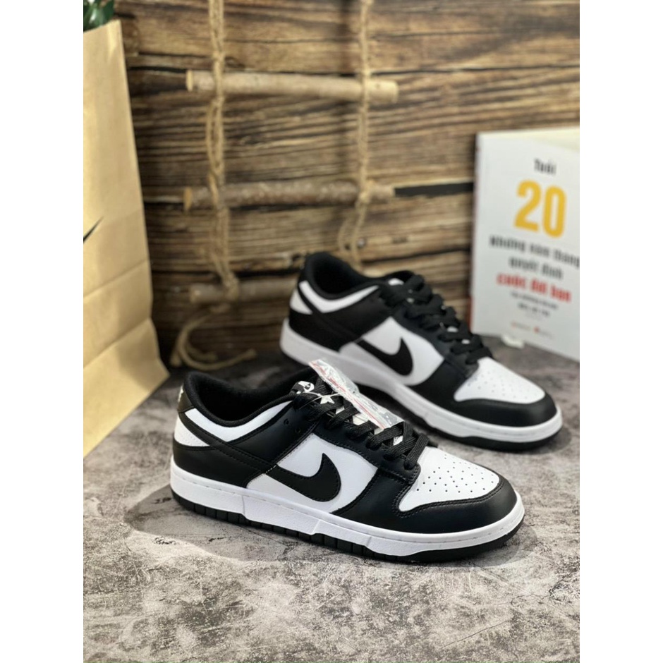Giày Sneaker SB Dunk Đen Trắng Nam Nữ Thể Thao Cổ Thấp Bản Best Quality