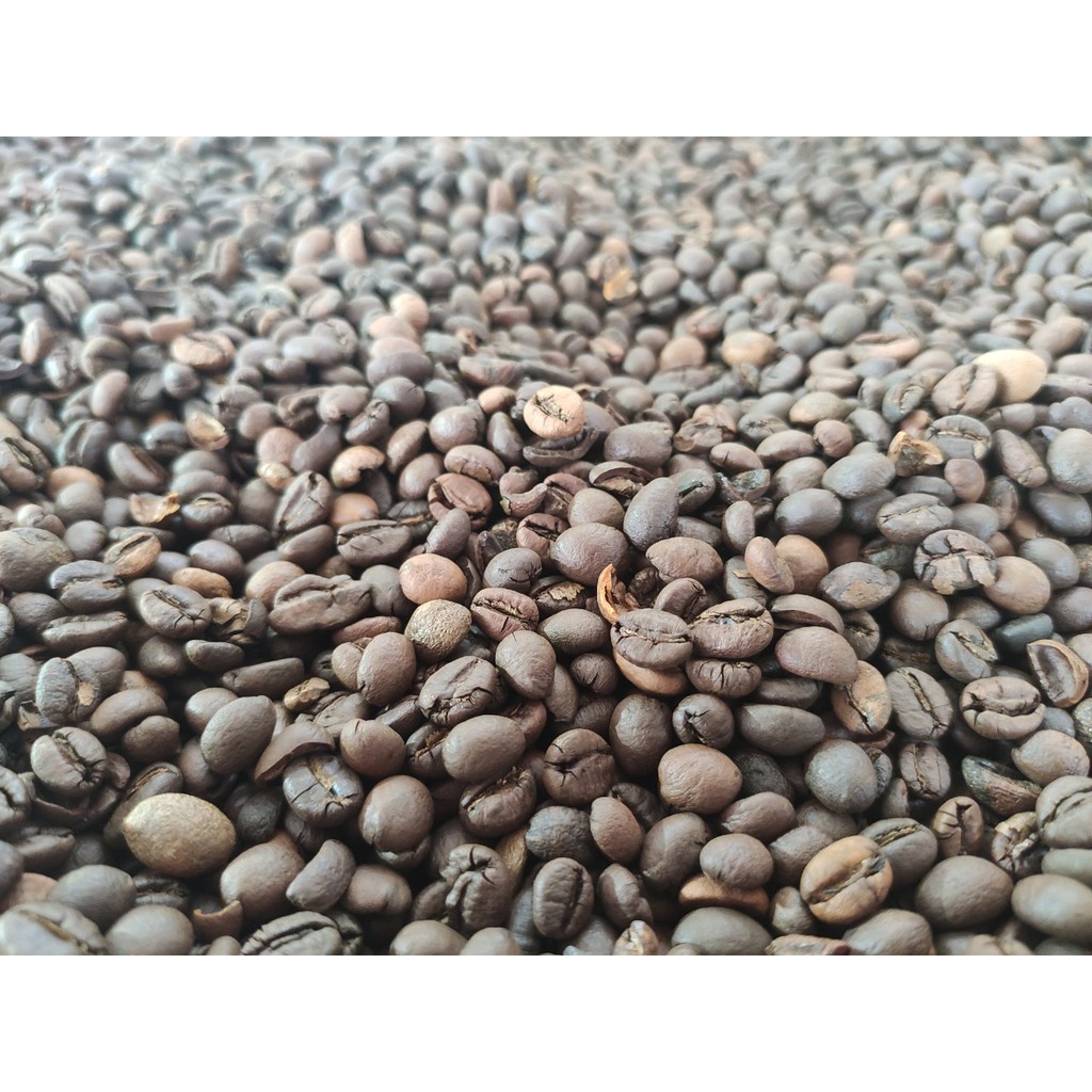 [1 KG] - Cà phê Mộc Pha Phin Mạnh Mẽ - Thành phần hạt Coffee Robusta & Arabica nguyên chất rang mộc - AMI