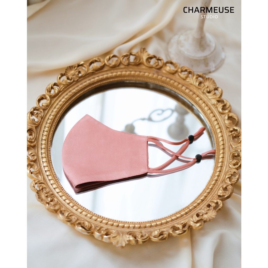 Khẩu Trang Vải Lụa Cao Cấp 3 Lớp Giúp Mịn Da Chống Lão Hoá Cho Người Lớn Và Trẻ Em  - Charmeuse Studio