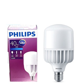 Bóng đèn led trụ tforce core hb 40w e27 philips trắng, vàng