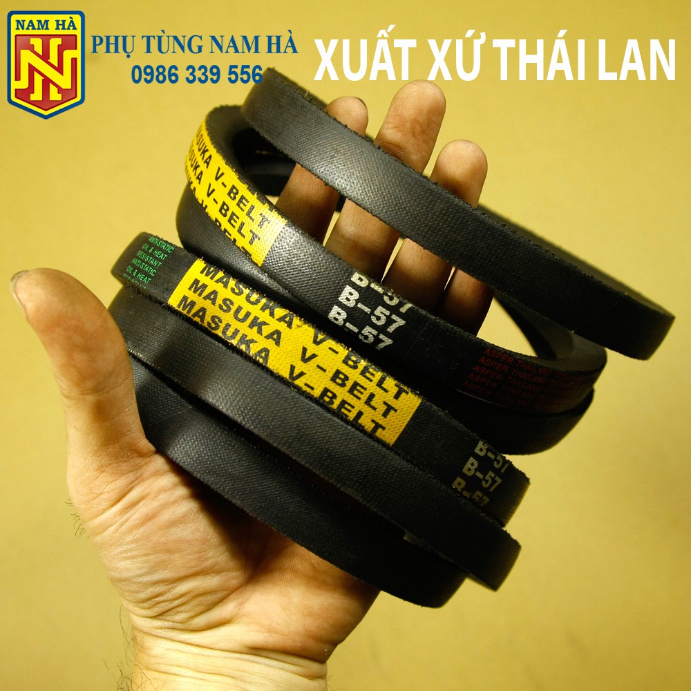 Dây curoa đai thang MASUKA bản B60, B61, B62, B63, B64, B65, B66, B67, B68, B69