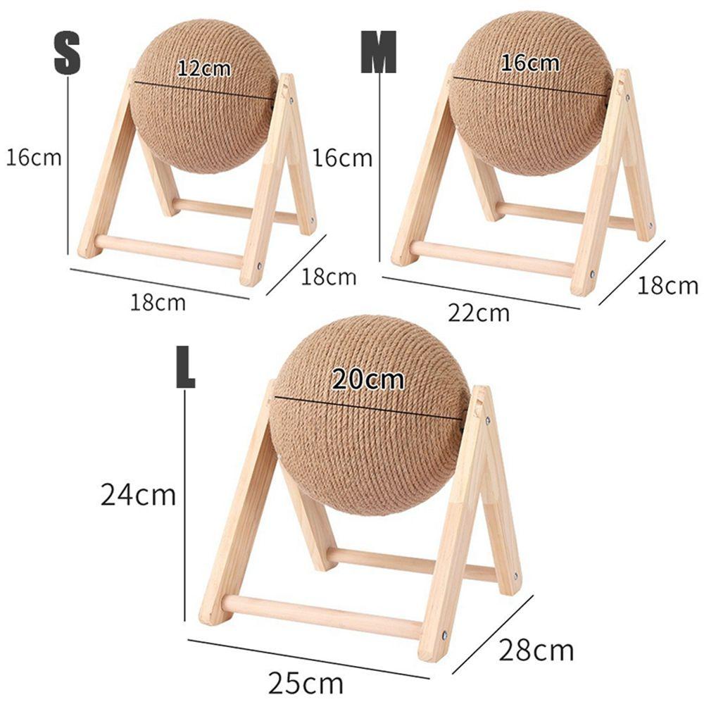 Bóng Gỗ Cào Móng Đồ Chơi Cho Mèo Cưng