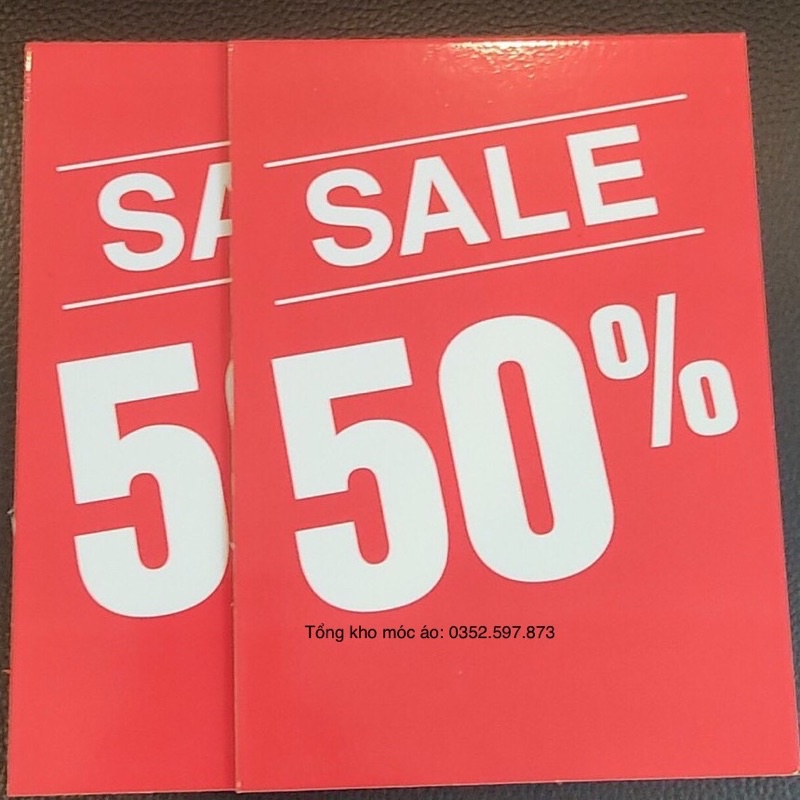 Bảng SALE - HÀNG ĐẸP GIÁ RẺ, chuyên dùng cho các Shop thời trang, chất liệu giấy cứng cáp, bền đẹp