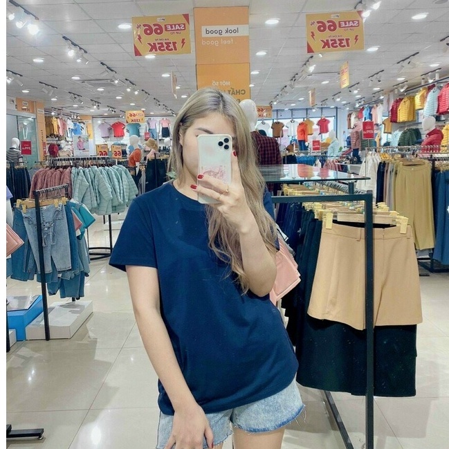 Áo thun nữ logo YODY cotton USA mềm mịn nhiều màu - TSN5302