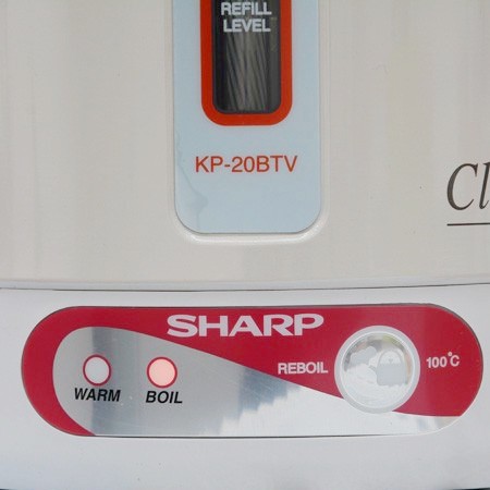 Bình thủy điện Sharp KP-20BTV - Dung tích 1.7 lít - Sản xuất tại Thái Lan - Bảo hành 1 năm