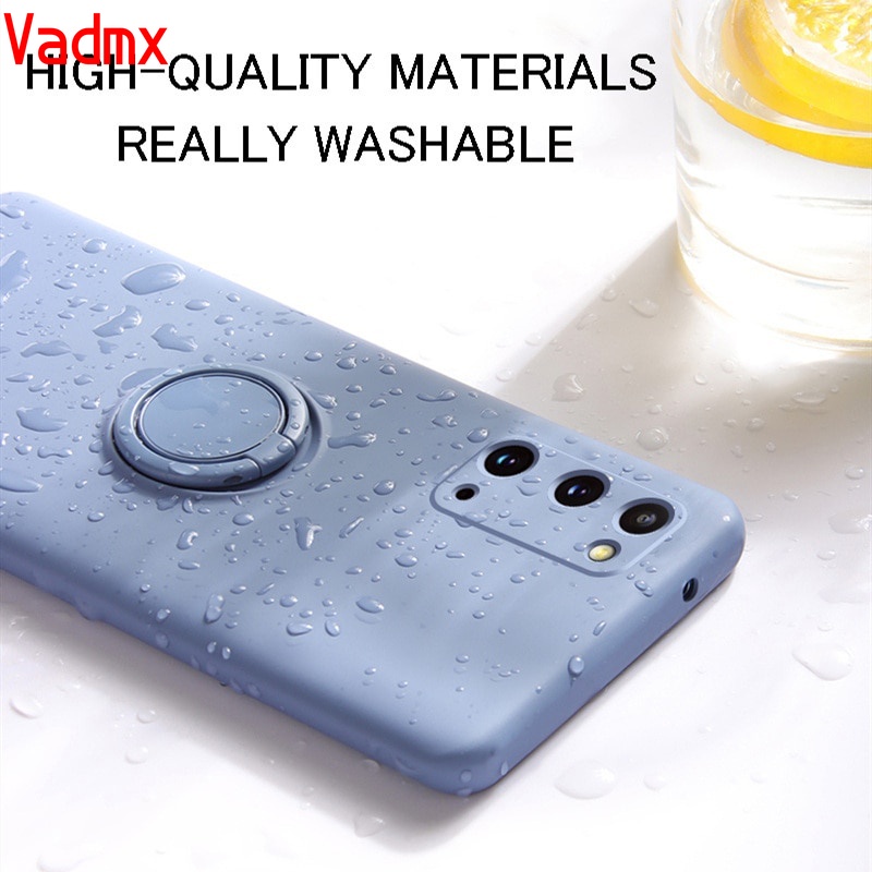 Ốp điện thoại silicon mềm có giá đỡ nam châm dành cho Samsung Galaxy A51 A71 A70 A50 A50S S10 Plus S10E