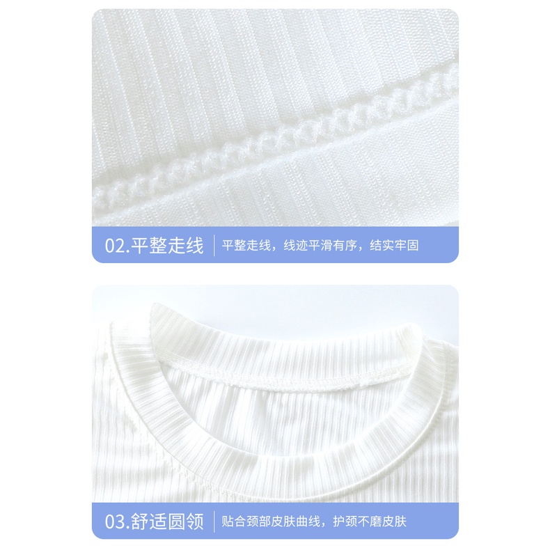 Bộ Đồ Ngủ Ngắn Tay Bằng Lụa Mát Thoải Mái Cho Bé 80-140cm