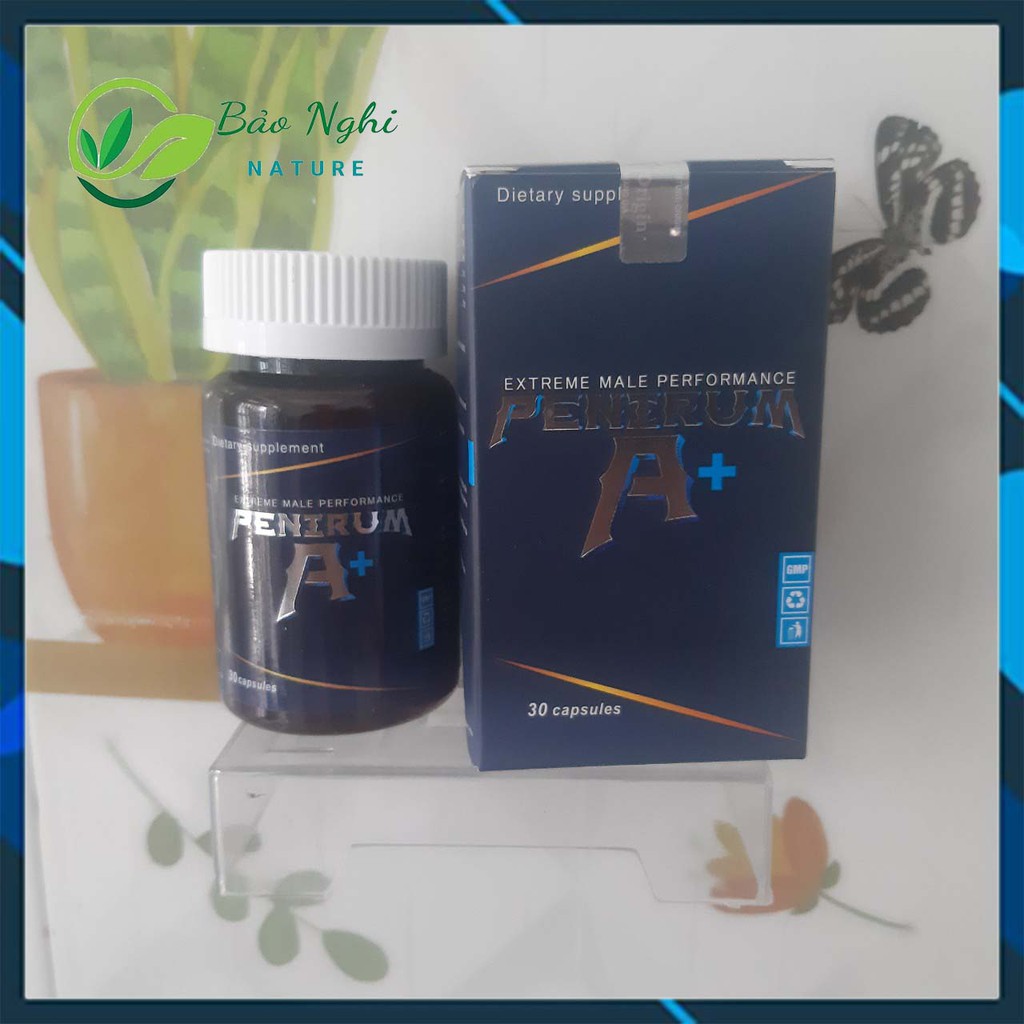VIÊN UỐNG SINH LÝ PENIRUM A PLUS - Tăng Phong Độ Nâng Bản Lĩnh - Chính Hãng Hộp 30 Viên Phiên Bản Cải Tiến [CÓ CHE TÊN]