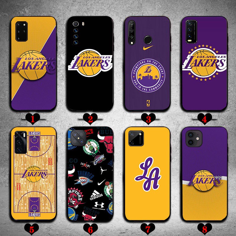 Ốp điện thoại LAKERS LOGO cho OPPO A83 A1 F5 A73 F7 F9 Pro A7X F11 A9 F11Pro Ốp điện thoại silicon m