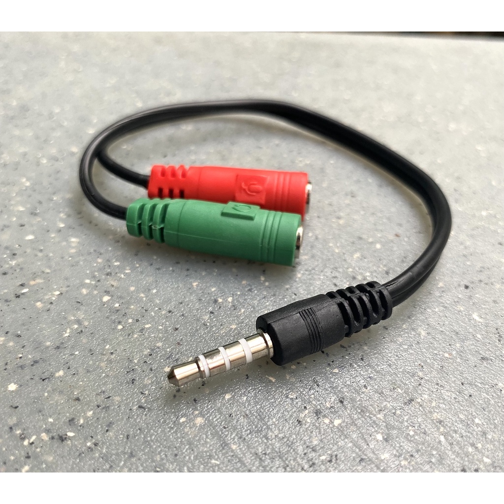 Dây chia Audio 3.5 ra Mic và Loa