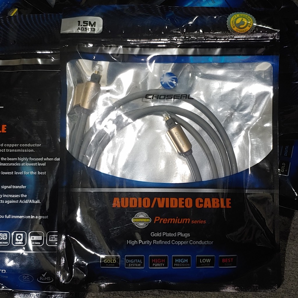 Dây tín hiệu quang âm thanh Choseal AQ5213 dài 1.5m
