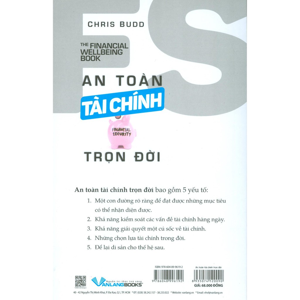 Sách - An Toàn Tài Chính Trọn Đời (Chris Budd- Văn Lang)