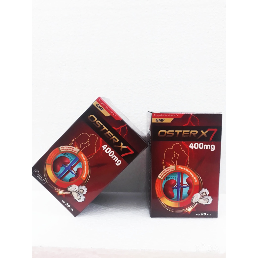 Viên hàu bổ thận nam OSTER X7, giúp bổ thận tráng dương, tăng cường khả năng sinh lý nam, hạn chế quá trình mãn d.ục nam