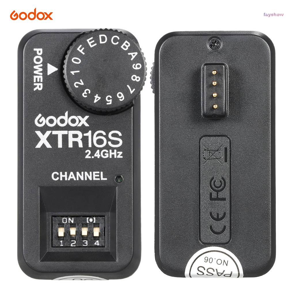 Điều Khiển Đèn Flash Không Dây Godox Xtr-16S 2.4g X-System Cho Ving V860 V850