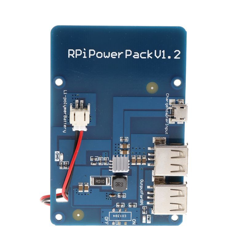 Bảng mạch mở rộng sạc pin kèm công tắc cho Raspberry Pi 3