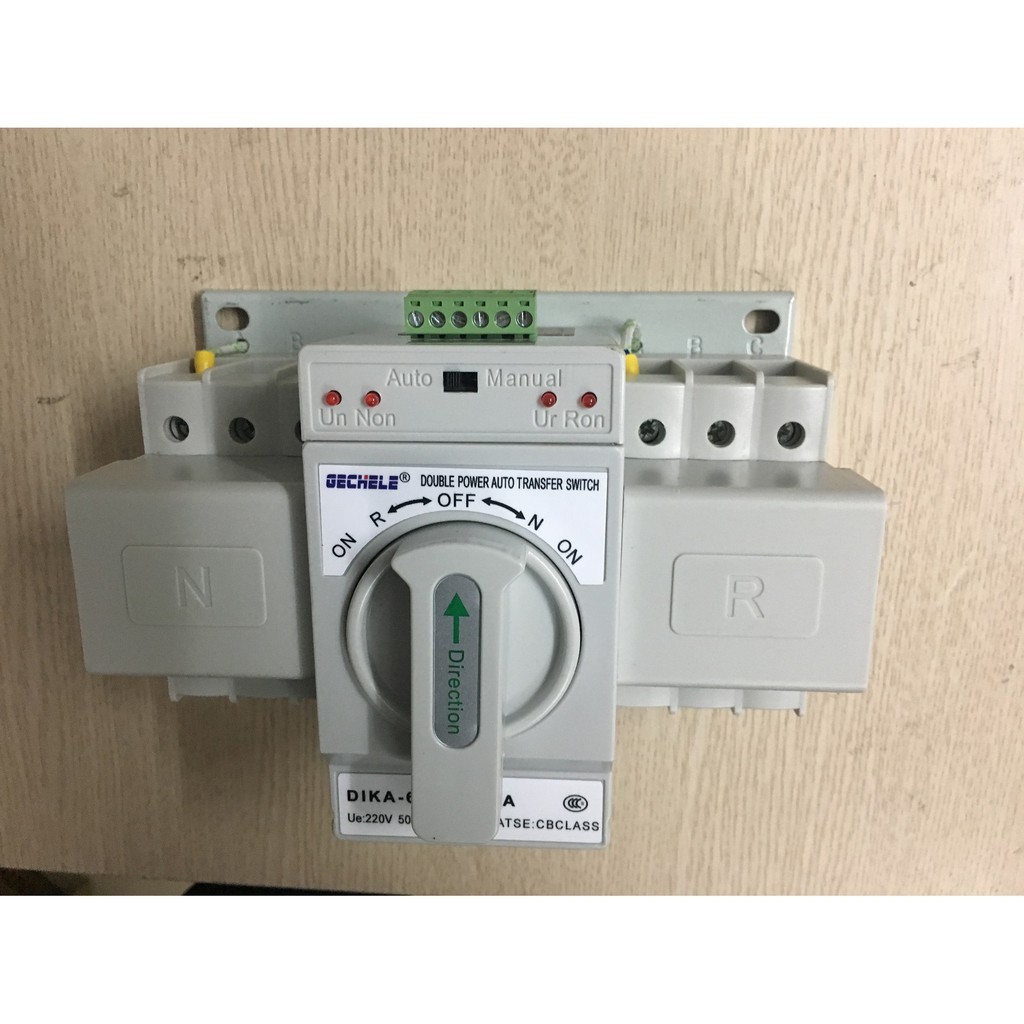 Bộ đổi nguồn điện tự động ATS 3P-380V-63A DIKA-63/3P