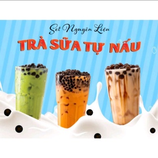 SET NGUYÊN LIỆU PHA TRÀ SỮA THÁI ĐỎ (25-30 Ly)