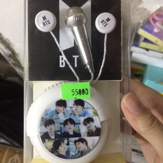 Tai nghe BTS loại mới có mic kèm hộp tròn