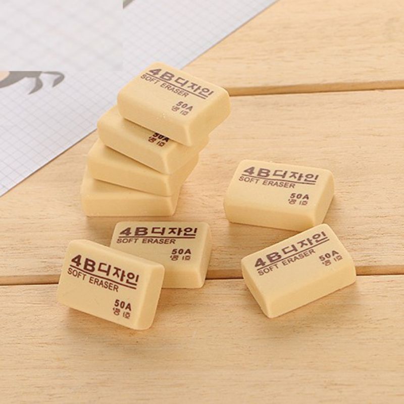 Tẩy bút chì Hàn Quốc 4B cao cấp 50A, 100A, 200A - KhuBa Shop
