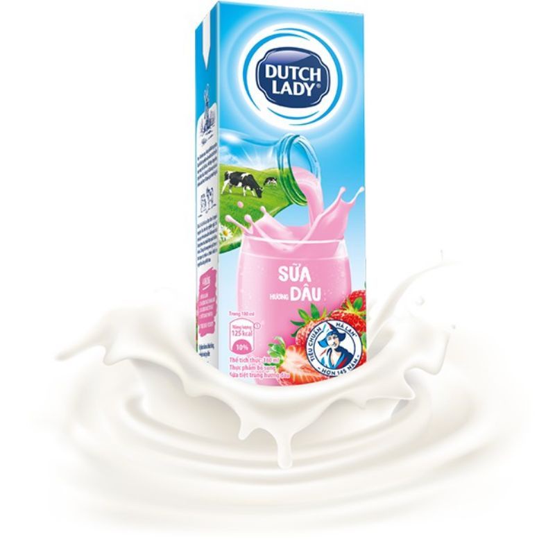 (Date mới) Lốc 4 hộp sữa Cô Gái Hà Lan 180 ml