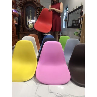 Mặt ghế nhựa eames, mặt ghế cafe đủ màu