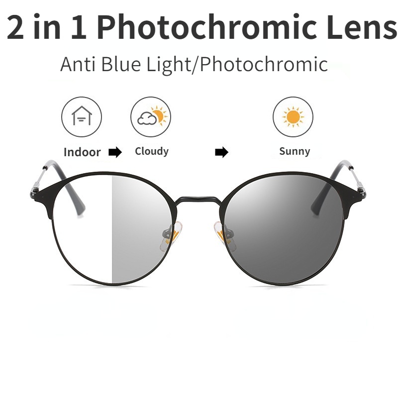 Mắt Kính Gọng Kim Loại Chống Bức Xạ Và Tia Bức Xạ