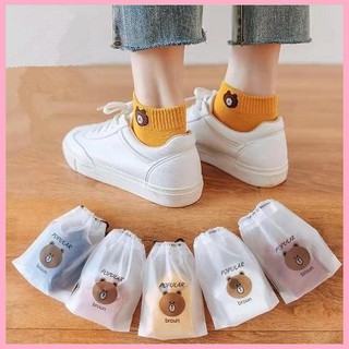 Tất nữ cổ ngắn - Vớ nữ cổ ngắn - Phụ kiện tất họa tiết gấu xinh hot trend 2021