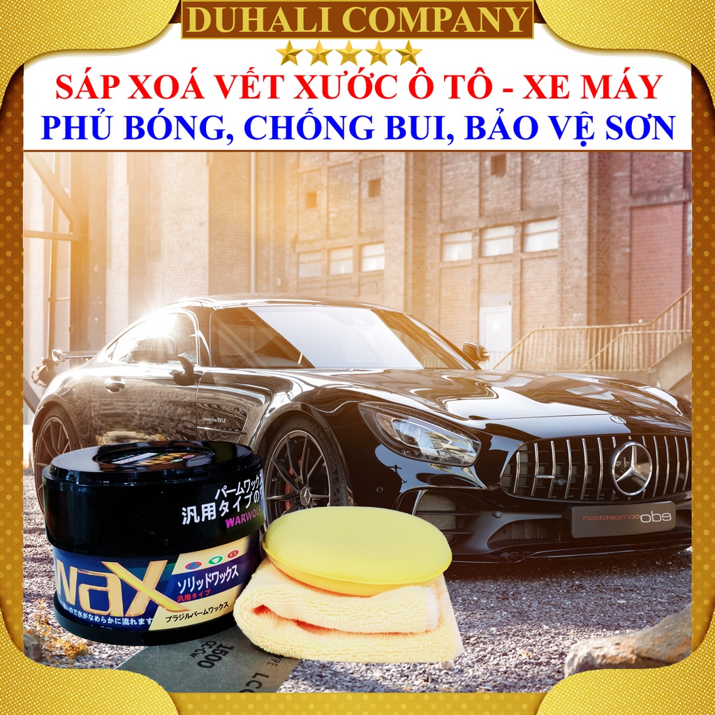 Kem Xoá Vết Xước Ô tô - Xoá Xước Xe Máy - Sáp Đánh Bóng Xe, Tẩy Trầy Xe, Phủ Bóng Sơn Chống Nước - BY 250G - DUHALI