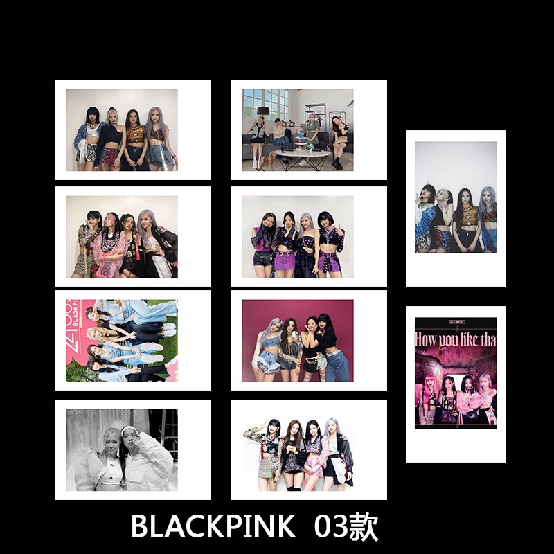 Bộ Ảnh Thẻ Lomo Nhóm Nhạc Blackpink