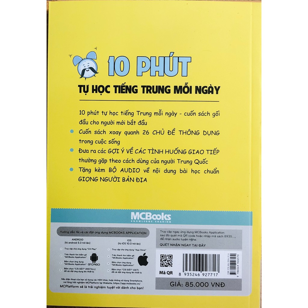 Sách - 10 Phút Tự Học Tiếng Trung Mỗi Ngày