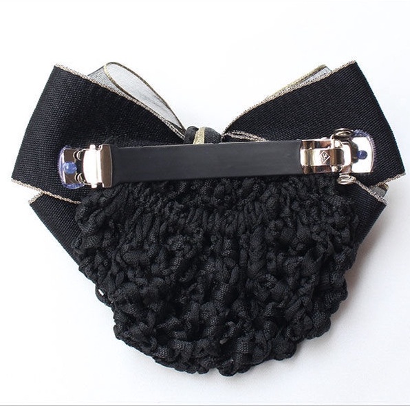 Kẹp Tóc Đính Hoa Vải Lưới Phong Cách Nhật Hàn Cho Nữ