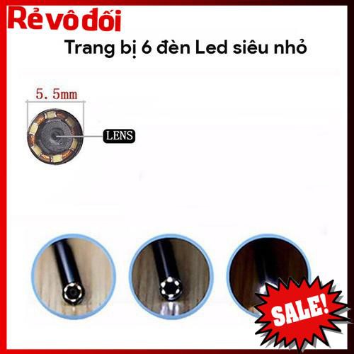 [HC MART SG] Dụng cụ lấy ráy tai bằng camera nội soi full HD kết nối với điện thoại