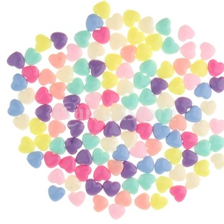 Charm tim pastel xỏ lỗ hai đầu A14/ Nguyên liệu làm Resin