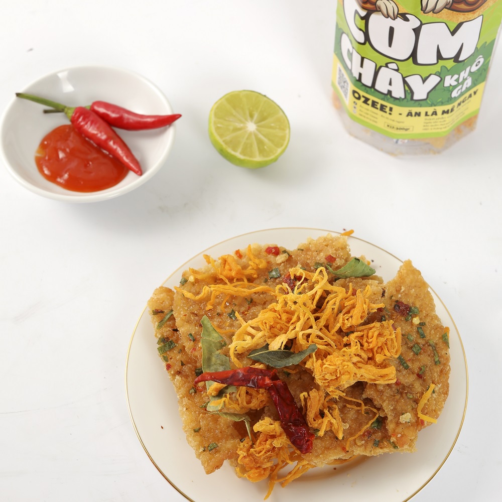 [Mã GROXUAN1 giảm 8% đơn 150K] Cơm cháy khô gà Ozee hộp 500g siêu ngon đồ ăn vặt Hà Nội | BigBuy360 - bigbuy360.vn