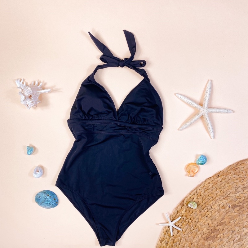 Áo Tắm Bikini Một Mảnh Màu ĐEN Xuất Khẩu