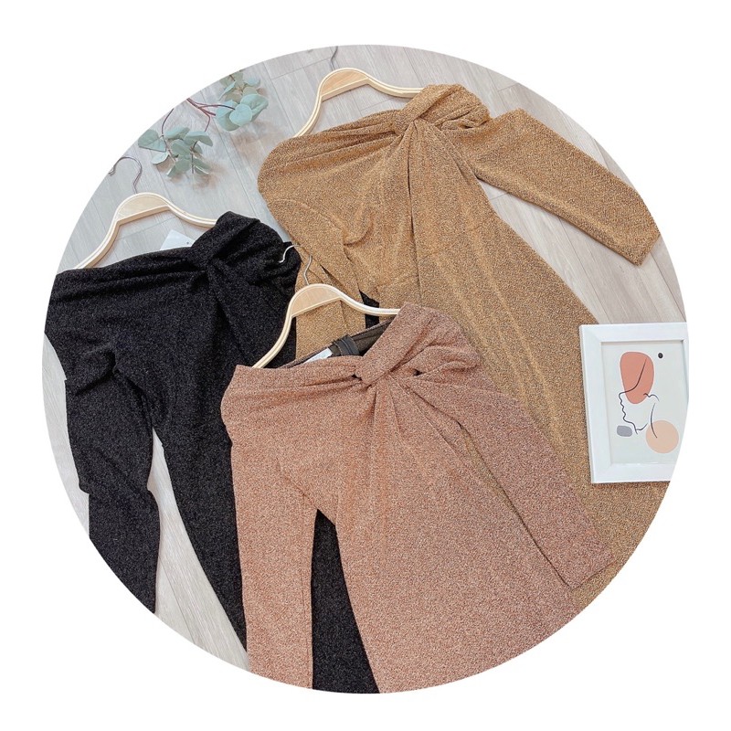 VNU49 - VÁY BODY NHŨ CHÉO VAI XOẮN NGỰC | BigBuy360 - bigbuy360.vn