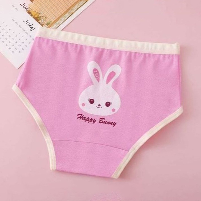 Bộ 3 Quần Lót Cotton Kháng Khuẩn Cho Bé Gái