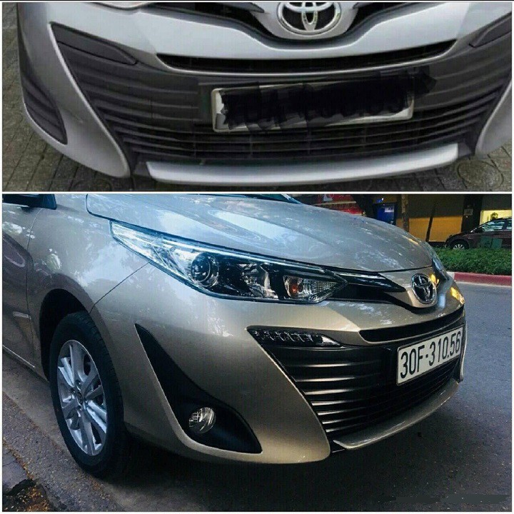 [Mã LIFEAU5SALE giảm 10% đơn 50K] ĐÈN GẦM THEO XE VIOS 2019, 2020, 2021 phom mới không lắp được