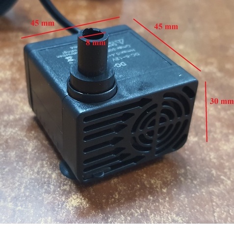 Máy bơm chìm 6V - 12V DC 808 300L - Brushless Submersible Pump 12V