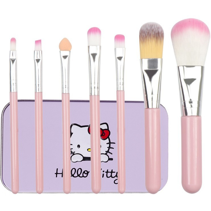 Bộ 7 cọ trang điểm Hello Kitty