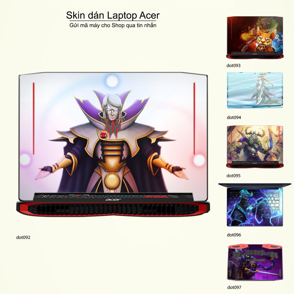 Skin dán Laptop Acer in hình Dota 2 _nhiều mẫu 16 (inbox mã máy cho Shop)