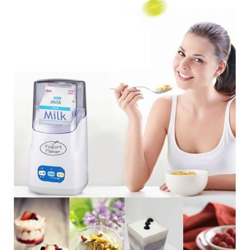 [Chính hãng] Máy làm sữa chua 3 nút Yogurt Maker nội địa Nhật Bản