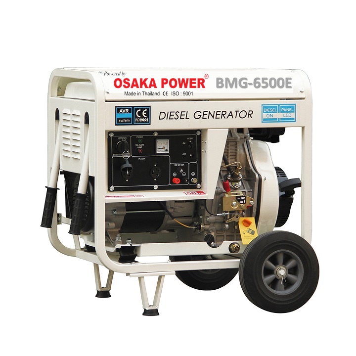 [HÀNG CHÍNH HÃNG] Máy Phát Điện Chạy Dầu Osaka Power 5.0KW BMG-6500E