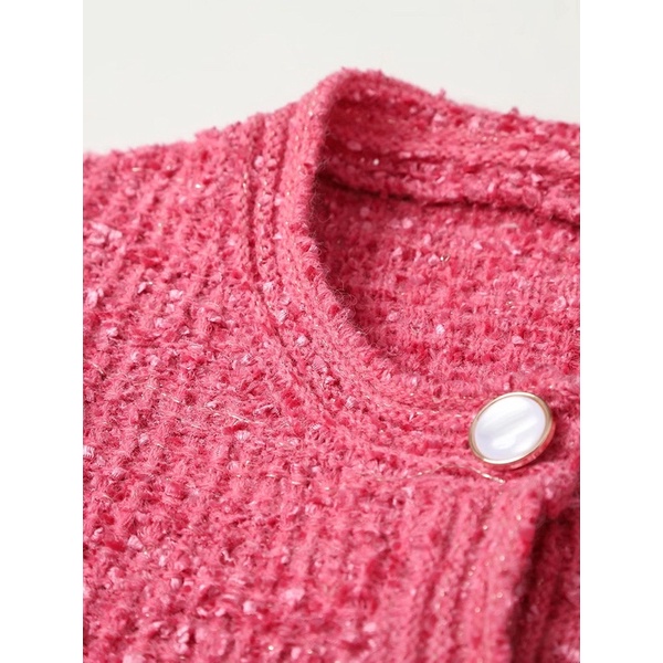 Áo cardigan tweed dài tay Z*ra mẫu mới 2021