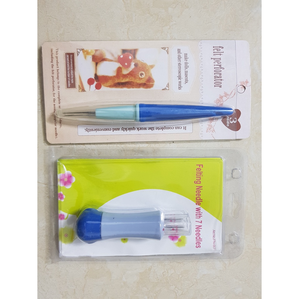 Bút Chọc Len, Dụng Cụ Giữ Kim Chọc Len 3 kim, 7 kim