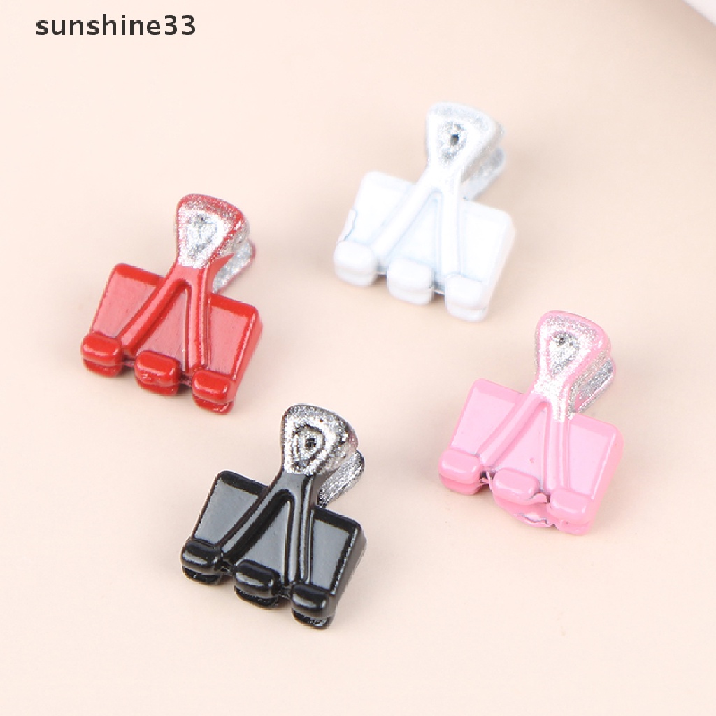 SU 1:12 Dollhouse Miniature Caculator Clamp Scissors Glasses Studying Set Decor Toy n