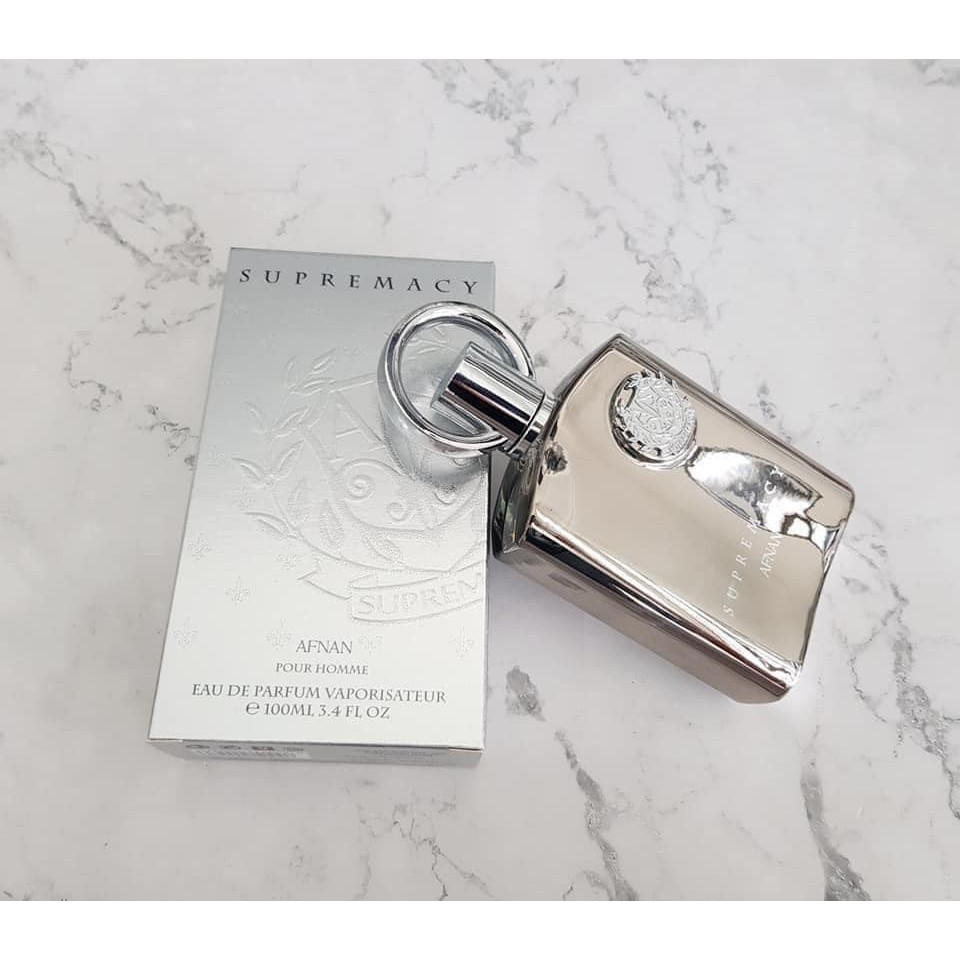 [Chính Hãng] Nước Hoa Nam Supremacy Silver AFNAN EDP full 100ml - 10ml [Adinistore] | BigBuy360 - bigbuy360.vn