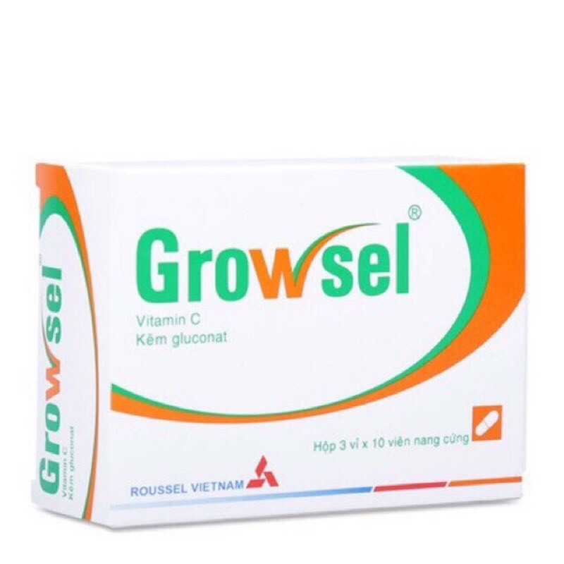 Viên Uống GROWSEL / GROWCELL  Ngừa Mụn, Sáng Da, Tăng Đề Kháng - Hộp 30 viên