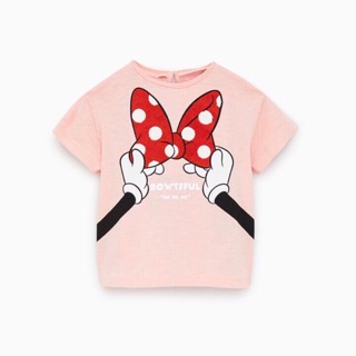 Áo T-shirt zara bé gái