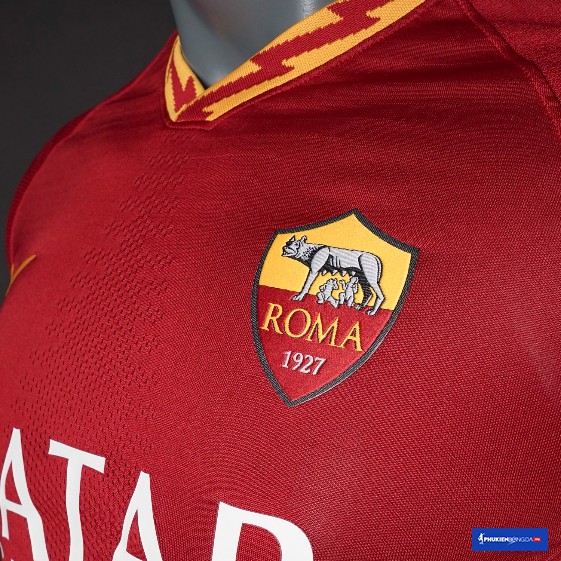 Áo đấu AS Roma sân nhà 2019-2020 đỏ bã trầu, áo AS Roma 2019/2020 đỏ bã trầu sân nhà - Bản SF (Thái Lan)